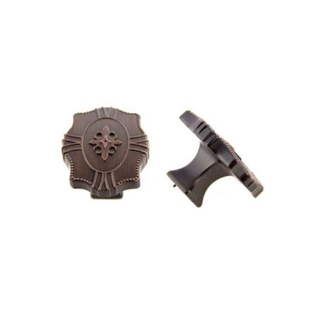 Crown Fleur di Lis Cabinet Knob Oil Rubbed Bronze Finish CHK8292810B